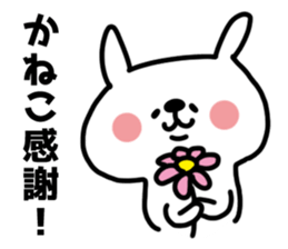 White rabbit sticker, Kaneko. sticker #11757557