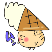 Summer mushroom sticker #11758324