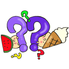 Summer mushroom sticker #11758327