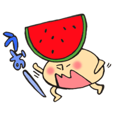 Summer mushroom sticker #11758338