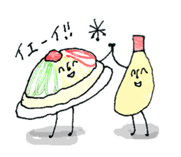 Cold noodle sticker #11758354