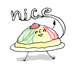 Cold noodle sticker #11758360