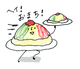 Cold noodle sticker #11758364