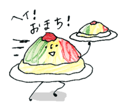 Cold noodle sticker #11758364