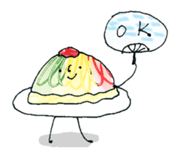 Cold noodle sticker #11758365