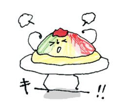 Cold noodle sticker #11758375