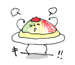 Cold noodle sticker #11758375