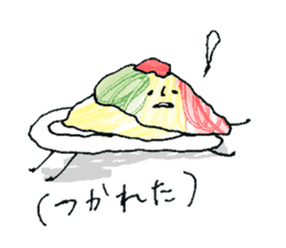 Cold noodle sticker #11758389