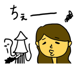 Squid and I sticker #11758444