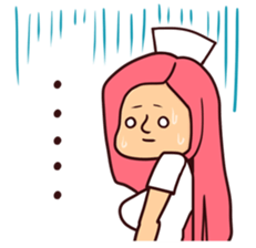 Bobbed Nurse 3 sticker #11758574