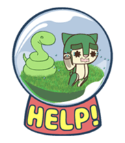 Moving Snow Globe English Ver.1 sticker #11759952