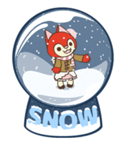 Moving Snow Globe English Ver.1 sticker #11759956