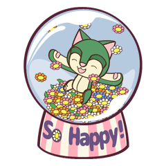 Moving Snow Globe English Ver.1