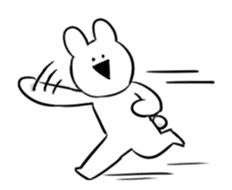 Extremely Rabbit Animated sticker #11760013