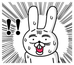 A little bit annoying rabbit sticker #11760033