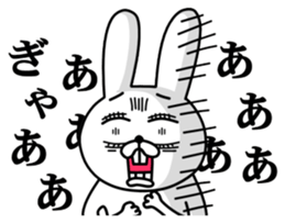A little bit annoying rabbit sticker #11760035