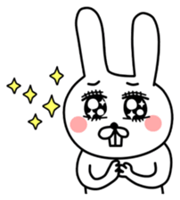 A little bit annoying rabbit sticker #11760036