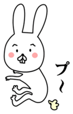 A little bit annoying rabbit sticker #11760040