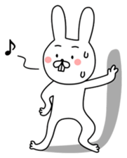 A little bit annoying rabbit sticker #11760041