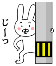 A little bit annoying rabbit sticker #11760044