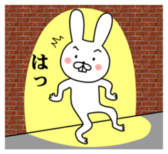 A little bit annoying rabbit sticker #11760060