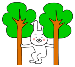 A little bit annoying rabbit sticker #11760063