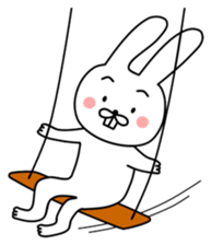 A little bit annoying rabbit sticker #11760065