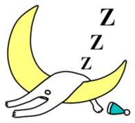 A little bit annoying rabbit sticker #11760071