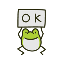 Keko the frog "movin'" sticker #11760314