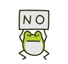 Keko the frog "movin'" sticker #11760315