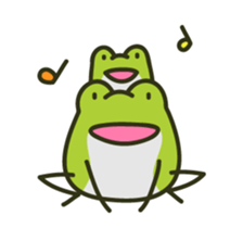 Keko the frog "movin'" sticker #11760317