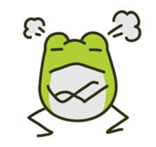 Keko the frog "movin'" sticker #11760318