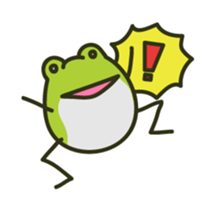 Keko the frog "movin'" sticker #11760321