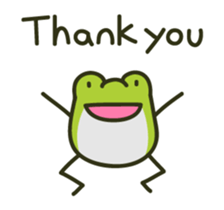 Keko the frog "movin'" sticker #11760323