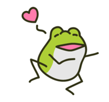 Keko the frog "movin'" sticker #11760324