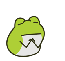 Keko the frog "movin'" sticker #11760326