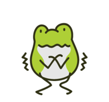 Keko the frog "movin'" sticker #11760331