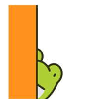 Keko the frog "movin'" sticker #11760332