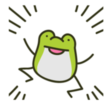 Keko the frog "movin'" sticker #11760333