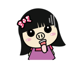 Sis Piga shakes it up sticker #11760351