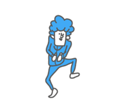 jerseyist -animated BLUE- sticker #11760373