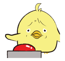 The Thinker bird sticker #11760505