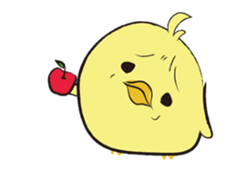 The Thinker bird sticker #11760507