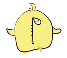 The Thinker bird sticker #11760518