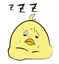 The Thinker bird sticker #11760519