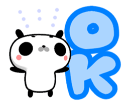 Cute animated Maro-Panda sticker #11760520