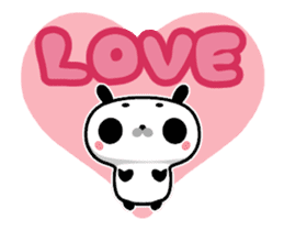 Cute animated Maro-Panda sticker #11760525