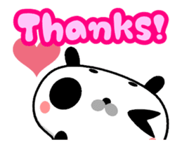 Cute animated Maro-Panda sticker #11760527