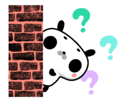Cute animated Maro-Panda sticker #11760536