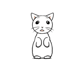 Is warmed my heart to a cat. sticker #11760749